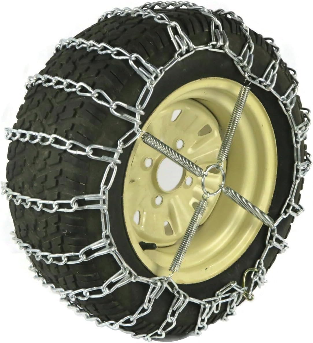 The ROP Shop Pair of 2 Link Tire Chains & Tensioners 23×10.5×12 for Snow Blowers, Lawn & Garden Tractors, Mowers & Riders, UTV, ATV, 4-Wheelers, Utility Vehicles - Image 13