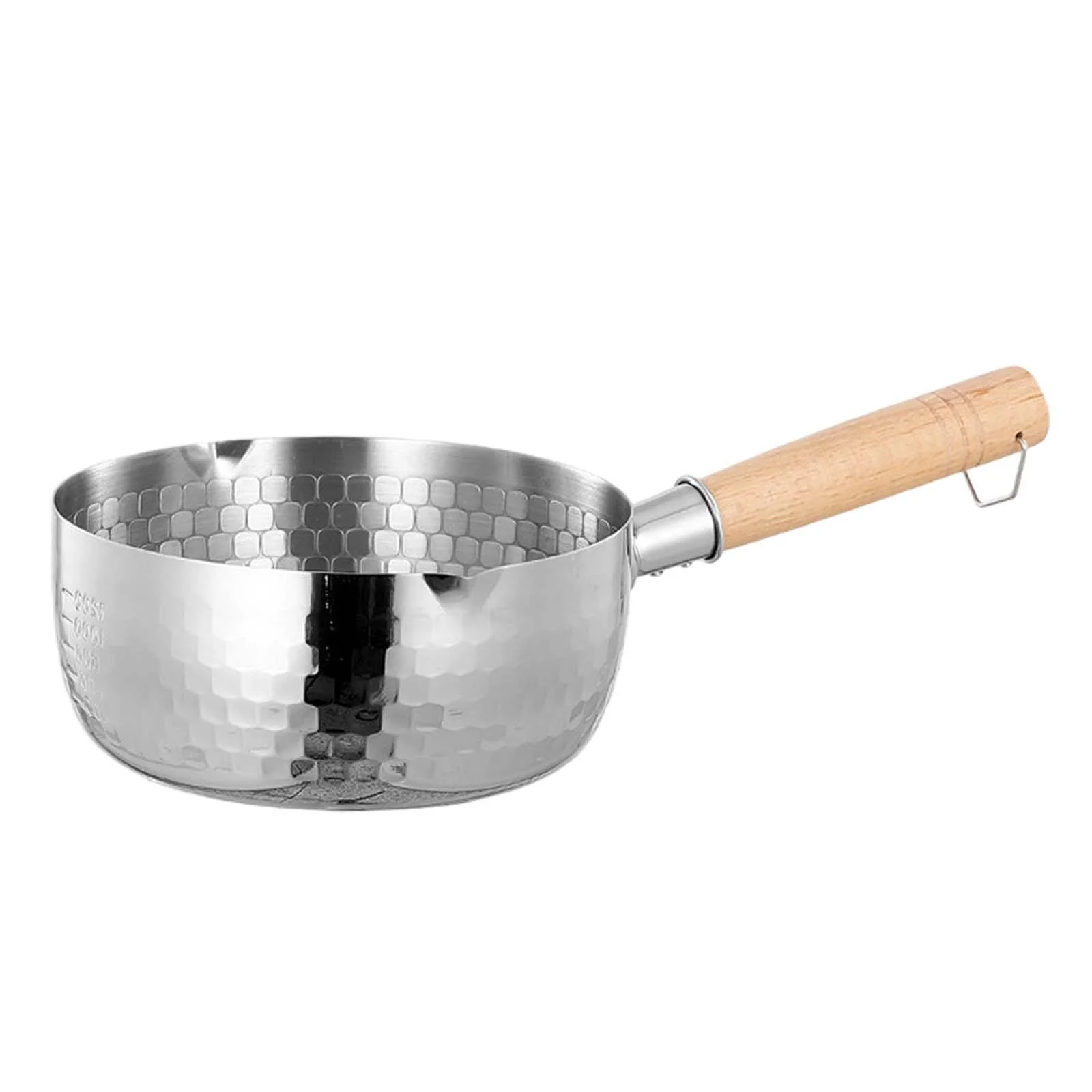 CUTICATE Japanese Saucepan Sauce Pan Universal Stoves Noodles Pasta Long Handle Stovepot Cooking Pot for Hiking Indoor Outdoor Camping 18cm - Image 3