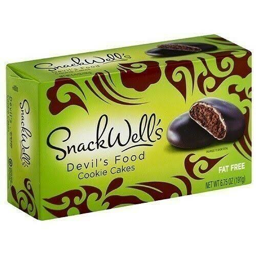 Snackwell&s Devil&s Food Cookie Cakes, 6.75 oz, (Pack of 12)