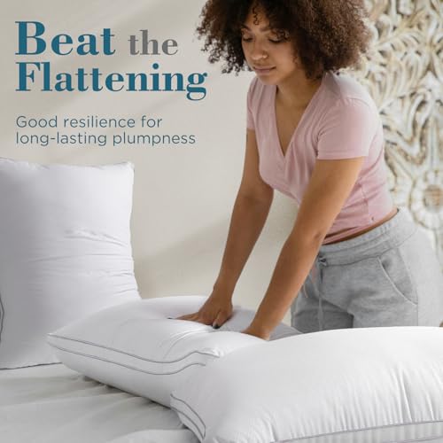 viewstar Bed Pillows King Size Set of 2, Hotel Quality, Down Alternative Big Pillow for Back, Stomach or Side Sleepers, Firm - Image 37