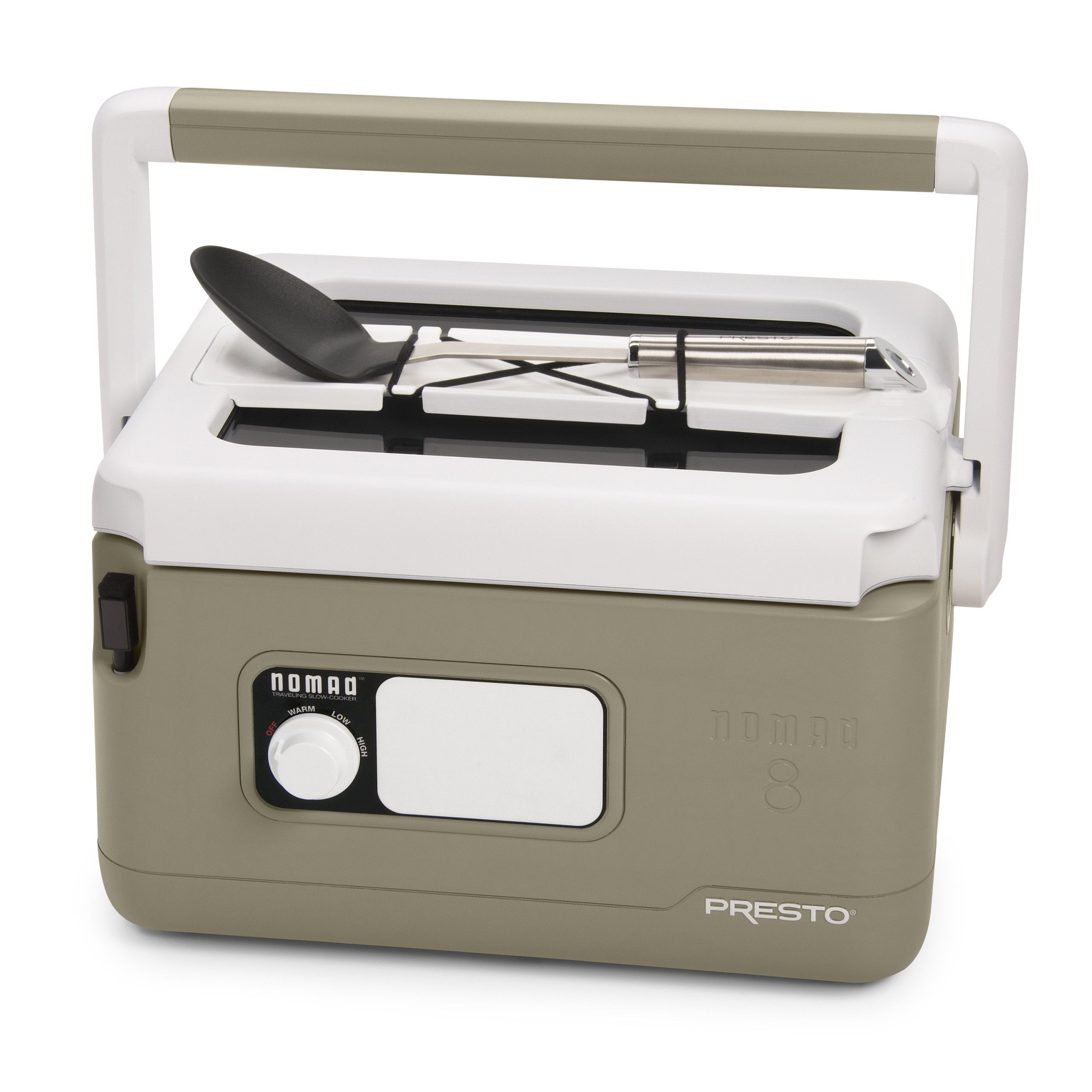 Presto 8-Quart Nomad Traveling Slow Cooker in Tan - Image 2