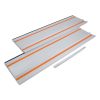 Wen 36027-2P 27.5-inch Track Saw Track Guide Rail with Adapter (2-Pack)