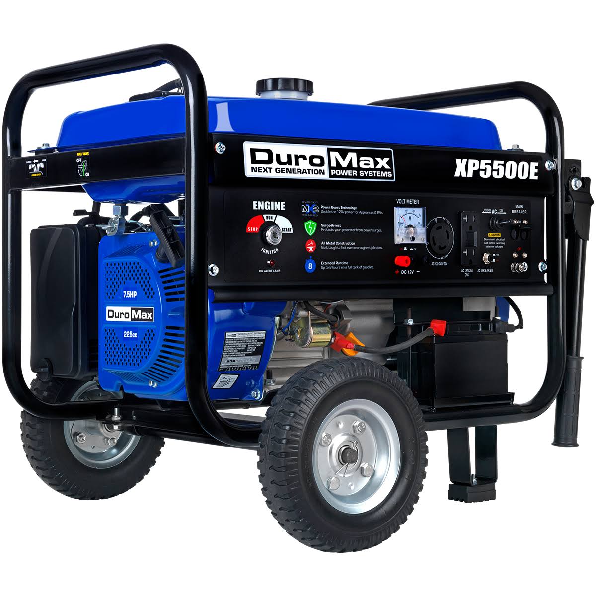 DuroMax XP5500E 5,500 Watt 7.5 HP Portable Electric Start GAS Generator