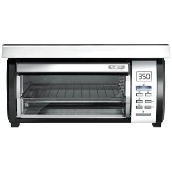 Blackdecker-space-maker-digital-toaster-oven-stainless-steel-black, Silver TROS1000 - Image 3