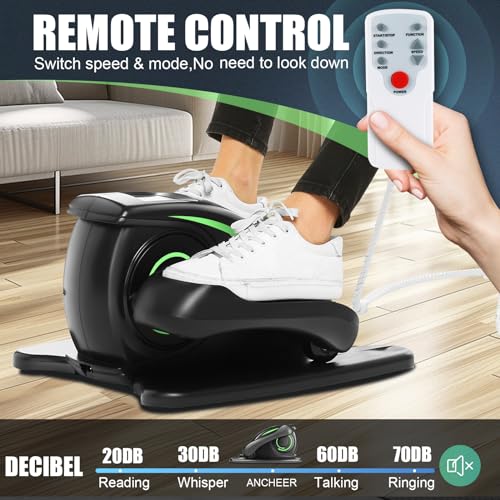 ANCHEER Under Desk Elliptical Machine – Quiet Pedal Exerciser for Seniors, Office & Home, Low-Impact Seated Leg Workout Equipment, Smart LCD Display, Remote Control - Image 19