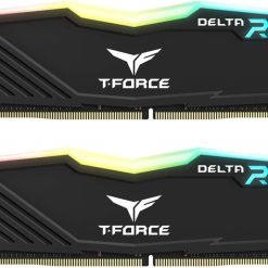 TEAMGROUP T-Force Delta RGB DDR5 32GB Kit (2x16GB) 6400MHz (PC5-51200) CL40 Desktop Memory Module Ram (White) for Z690 – FF4D532G6400HC40BDC01
