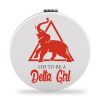 Delta Elephant Pocket Mirror Greek Sorority Sister Makeup Mirror to be a Girl Sorority Gift (Delta Girl)