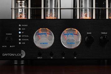 Dayton Audio HTA100BT Hybrid Stereo Tube Amplifier with Bluetooth USB AUX Phono in SUB Out 100W 2024 Best Sellers - Image 5