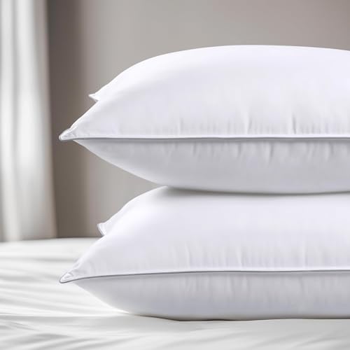 viewstar Bed Pillows King Size Set of 2, Hotel Quality, Down Alternative Big Pillow for Back, Stomach or Side Sleepers, Firm - Image 92