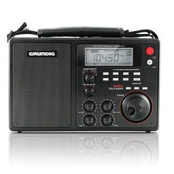 Grundig S450DLX Deluxw AM/FM/Shortwave Portable Radio – Black