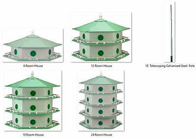Heath Aluminum Purple Martin House - Image 6
