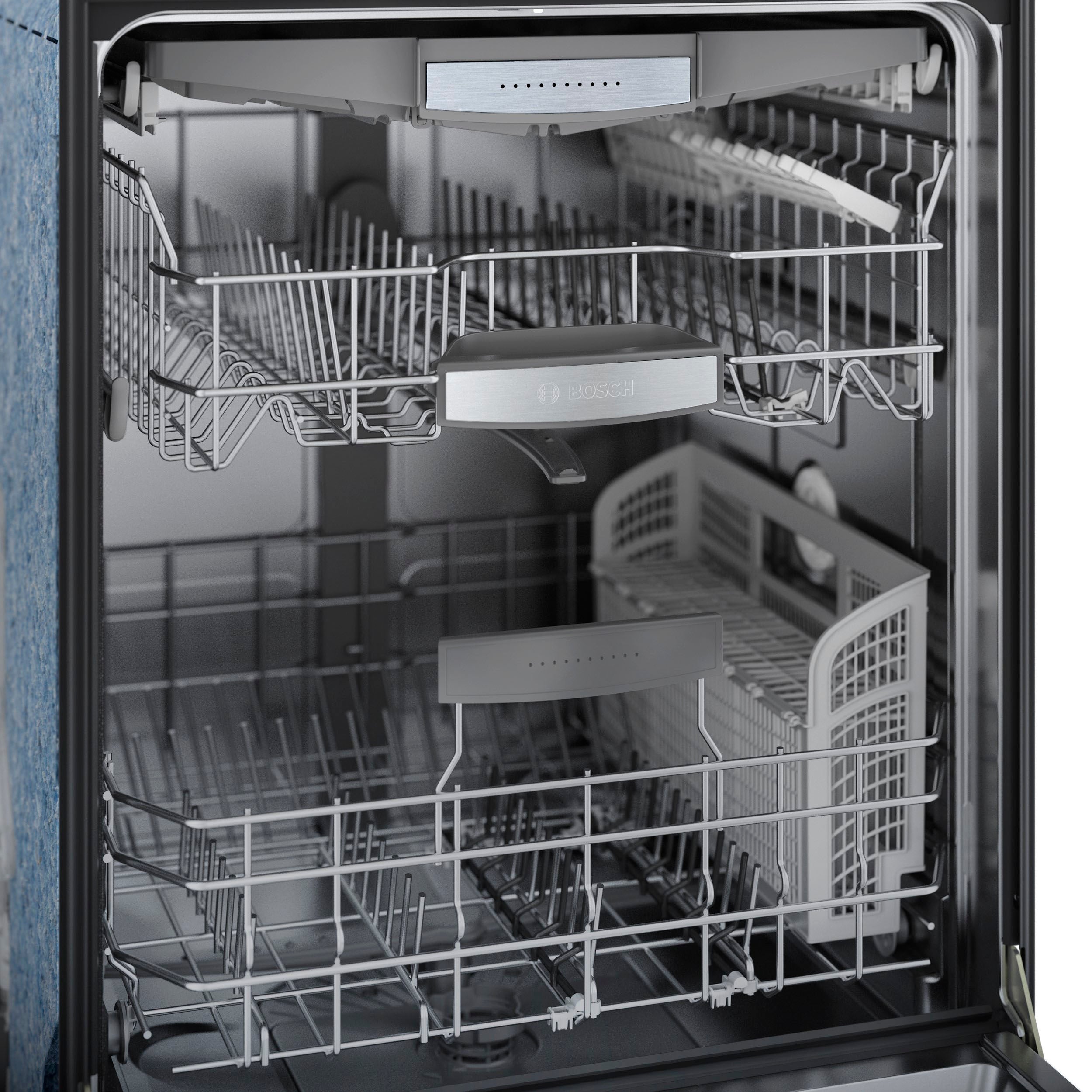 Bosch – 800 Series 24 Top Control Built-In Dishwasher with CrystalDry, Stainless Steel Tub, 3rd Rack, 42 dBa – Stainless steel - Image 13