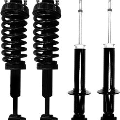 Front Complete Struts Rear Shocks fit for Ford Explorer Mercury Mountaineer 2002 2003 4.0L 4.6L, Quick Struts Assembly Shock Absorbers Loaded Suspensions Amortiguadores