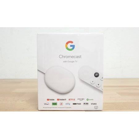 Google Chromecast with Google TV Snow White Ga01919-us