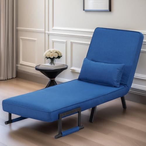 3 in 1 Sleeper Sofa Bed, Futon Sofa Bed for Living Room with Side Pocket, Black Sleepers Sofa Couch with Pullout Bed, Convertible Love Seat Sleepers Bed for Living Room, Bedroom, Small Space - Image 17