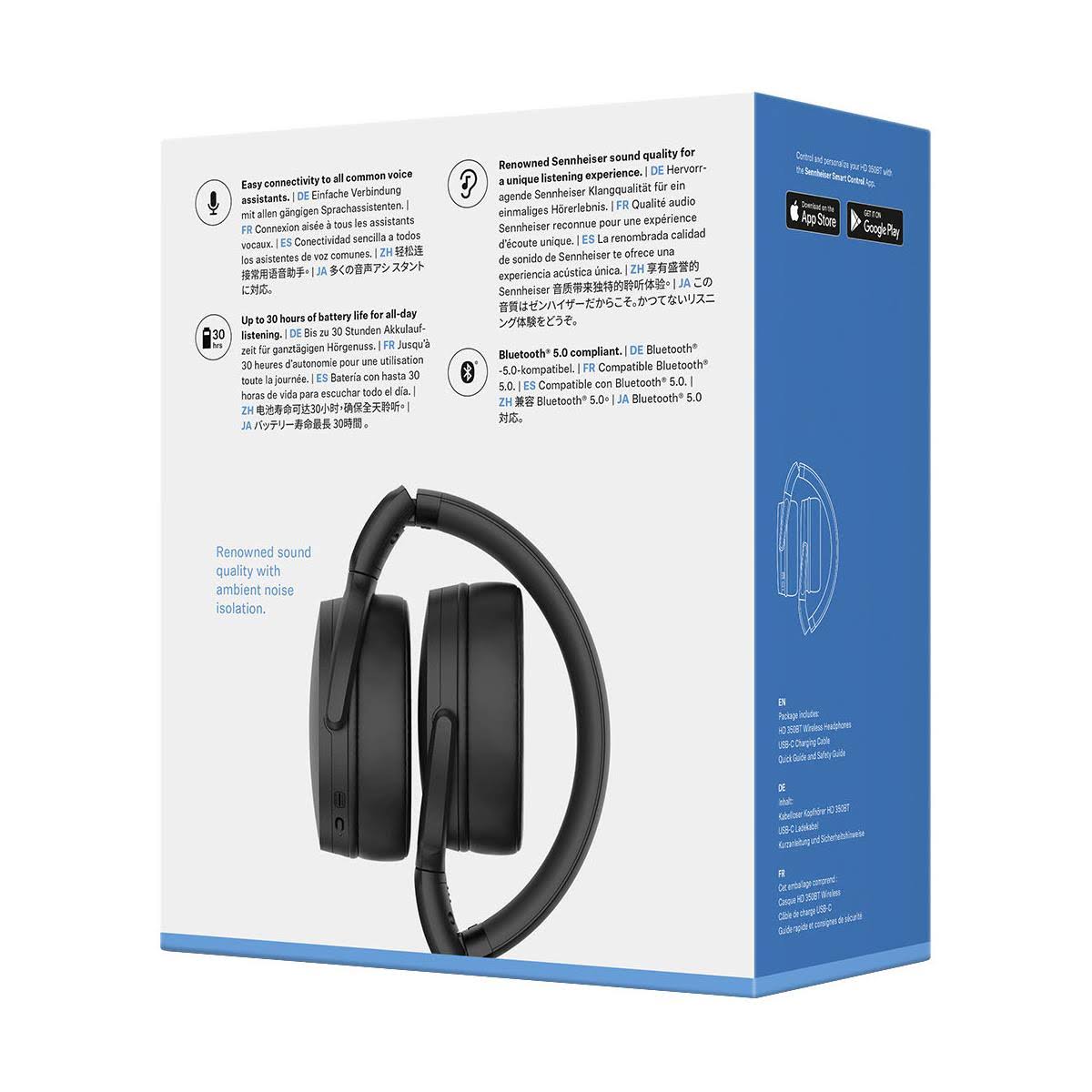 Sennheiser HD 350BT Wireless Headphones – Black - Image 6