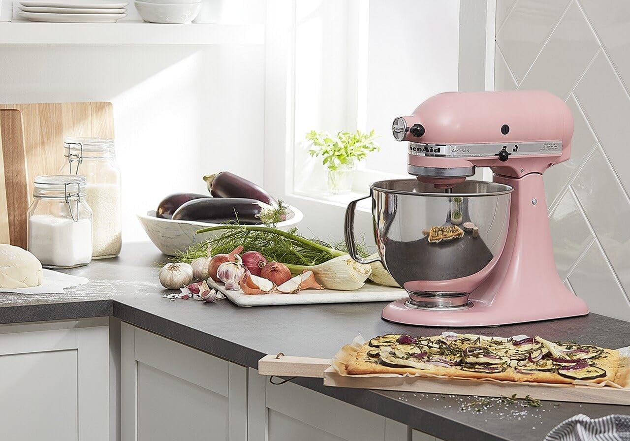 KitchenAid Artisan Series 5 Quart Tilt Head Stand Mixer with Pouring Shield KSM150PS, Cast Iron - Image 59