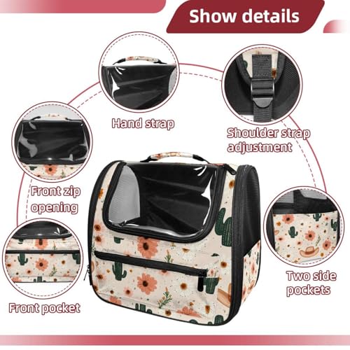 Halloween Pet Carrier Airline Approved Pet Carrier Bag Dog Carrier for Small Medium Cats Dogs Puppies Kitten - Image 5