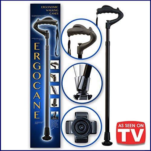 Ergocane Fully Adjustable Ergonomic Cane (Brown) - Image 9