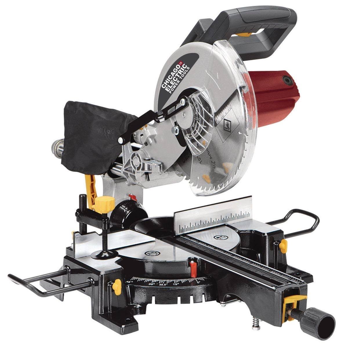 Chicago Electric 10 in. Sliding Compound Miter Saw 98199