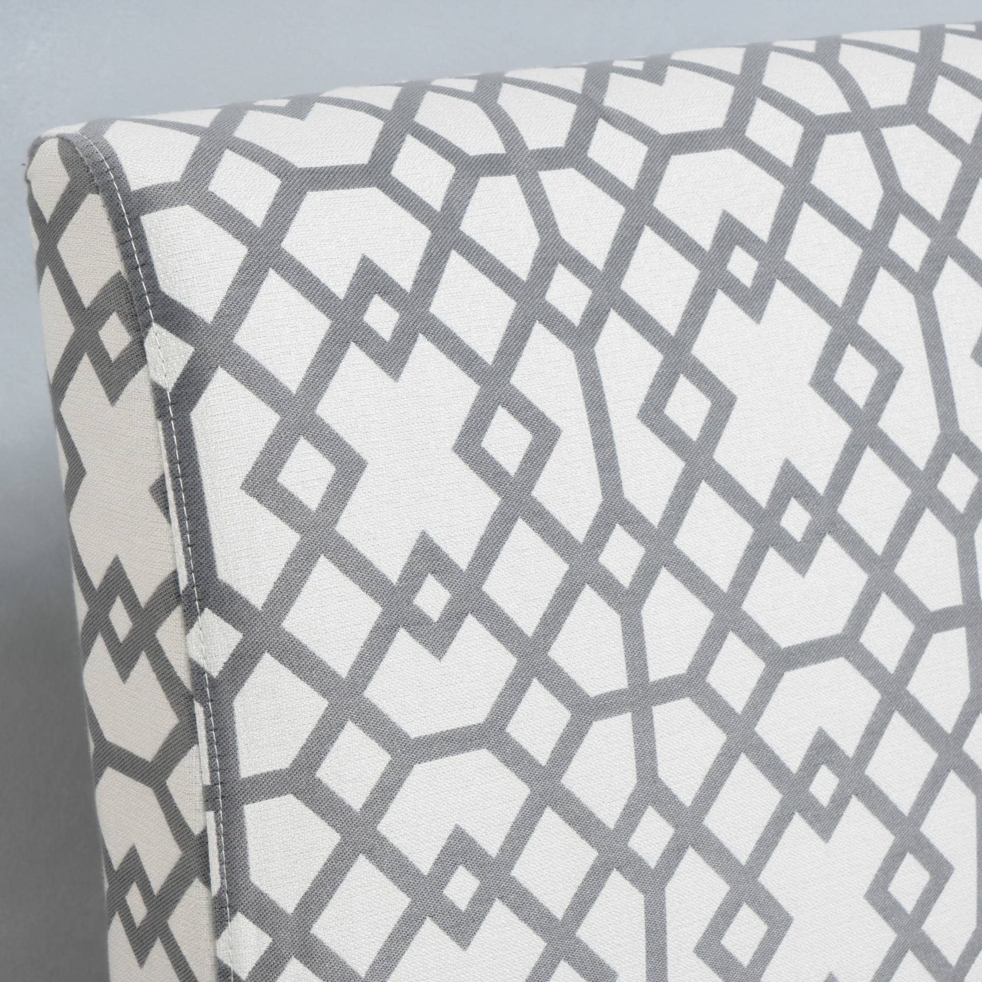 Set of 2 Kassi Accent Chair Geometric Patterned Gray – Christopher Knight Home - Image 3