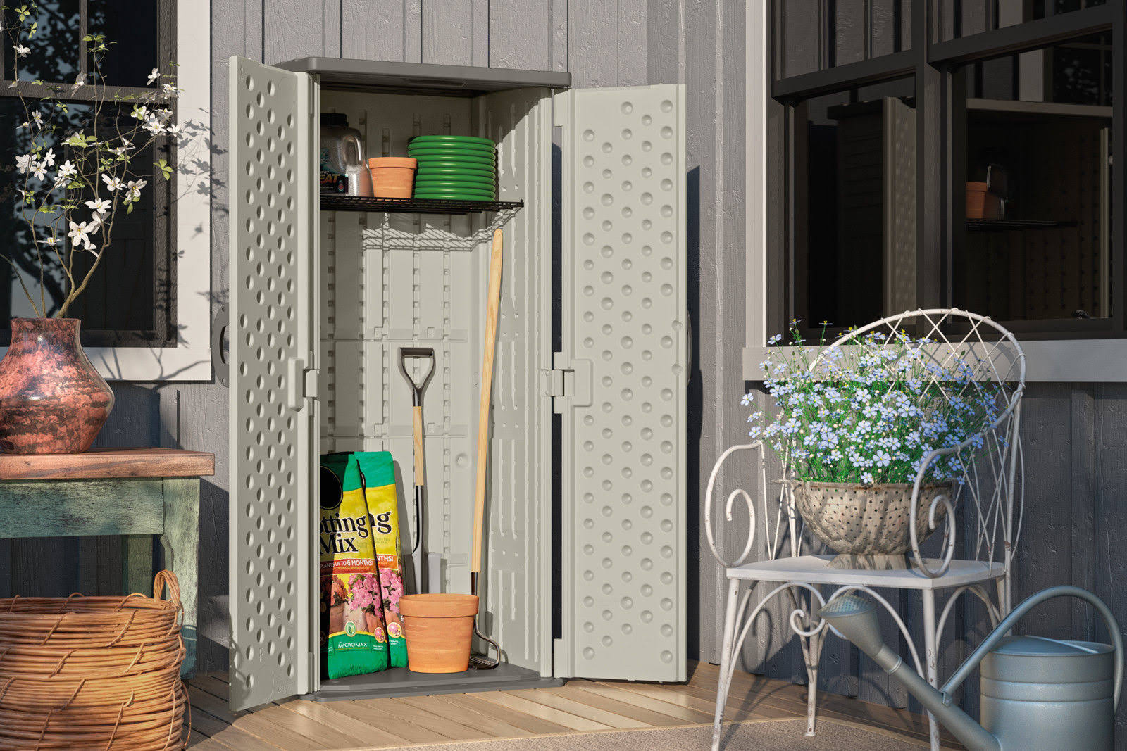 Craftsman Vertical Storage Shed, 22 cu ft - Image 3