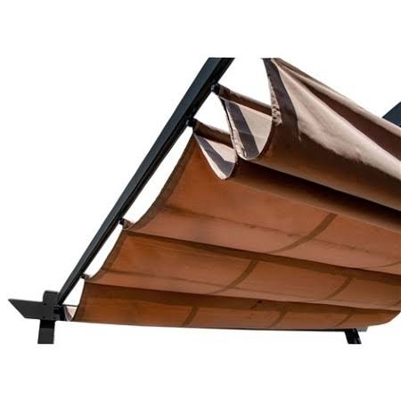 Aleko Fabric Replacement Pergola Canopy – 9 x 9 Feet – Sand - Image 7