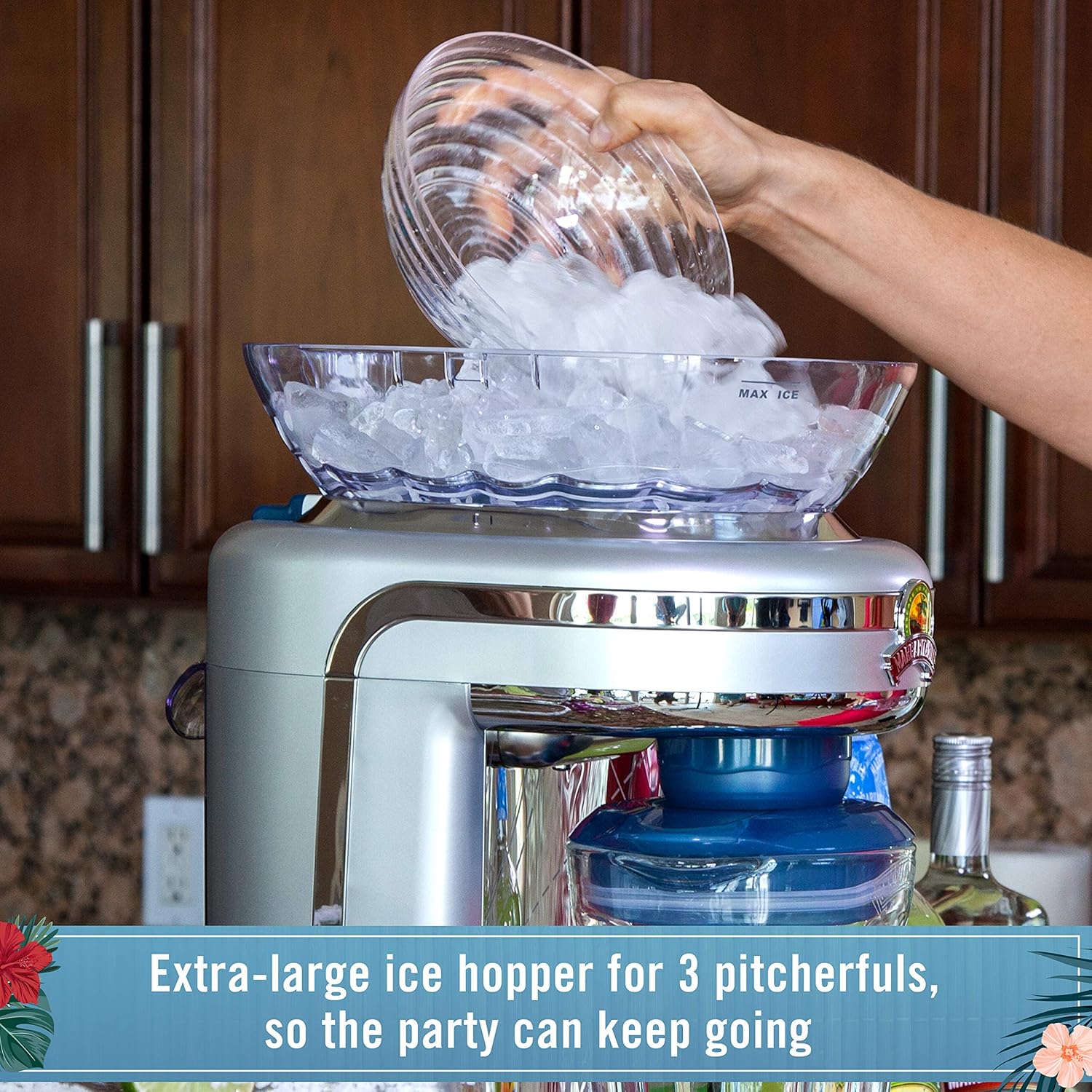Margaritaville Key West Frozen Concoction Maker with Easy Pour Jar and XL Ice Reservoir - Image 4