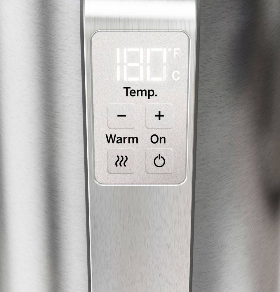 GE Cool Touch Kettle with Digital Controls Stainless Steel | G7KD15SSPSS - Image 3