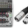 Behringer XENYX Q1202USB Premium 12-Input 2-Bus Mixer with XENYX Mic Preamps and Compressors, British EQ and USB/Audio Interface