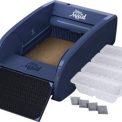 LitterMaid Single Cat Self-Cleaning Litter Box, Blue