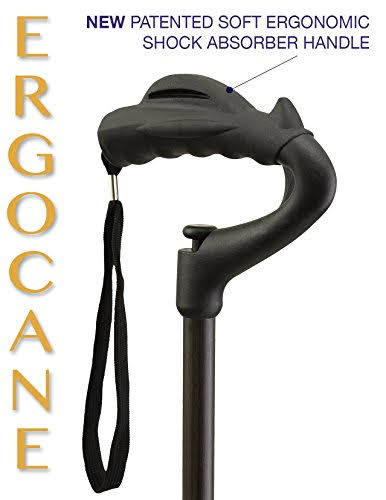 Ergocane Fully Adjustable Ergonomic Cane (Brown) - Image 5