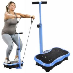 Alternative view of Lifepro TrimLite Vibration Plate Exercise Machine with Handlebars ?C Whole Body Vibration Machine, Ideal Lymphatic Drainage Massager ?C 99 Speed Levels, Bluetooth Speaker, Resistance Bands & Remote