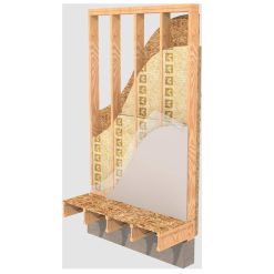 Alternative view of ROCKWOOL R-15 Comfortbatt 3-12 in. x 15 in. x 47 in. Fire Resistant Stone Wool Insulation Batt (59.7 sq. ft.) RXCB351525