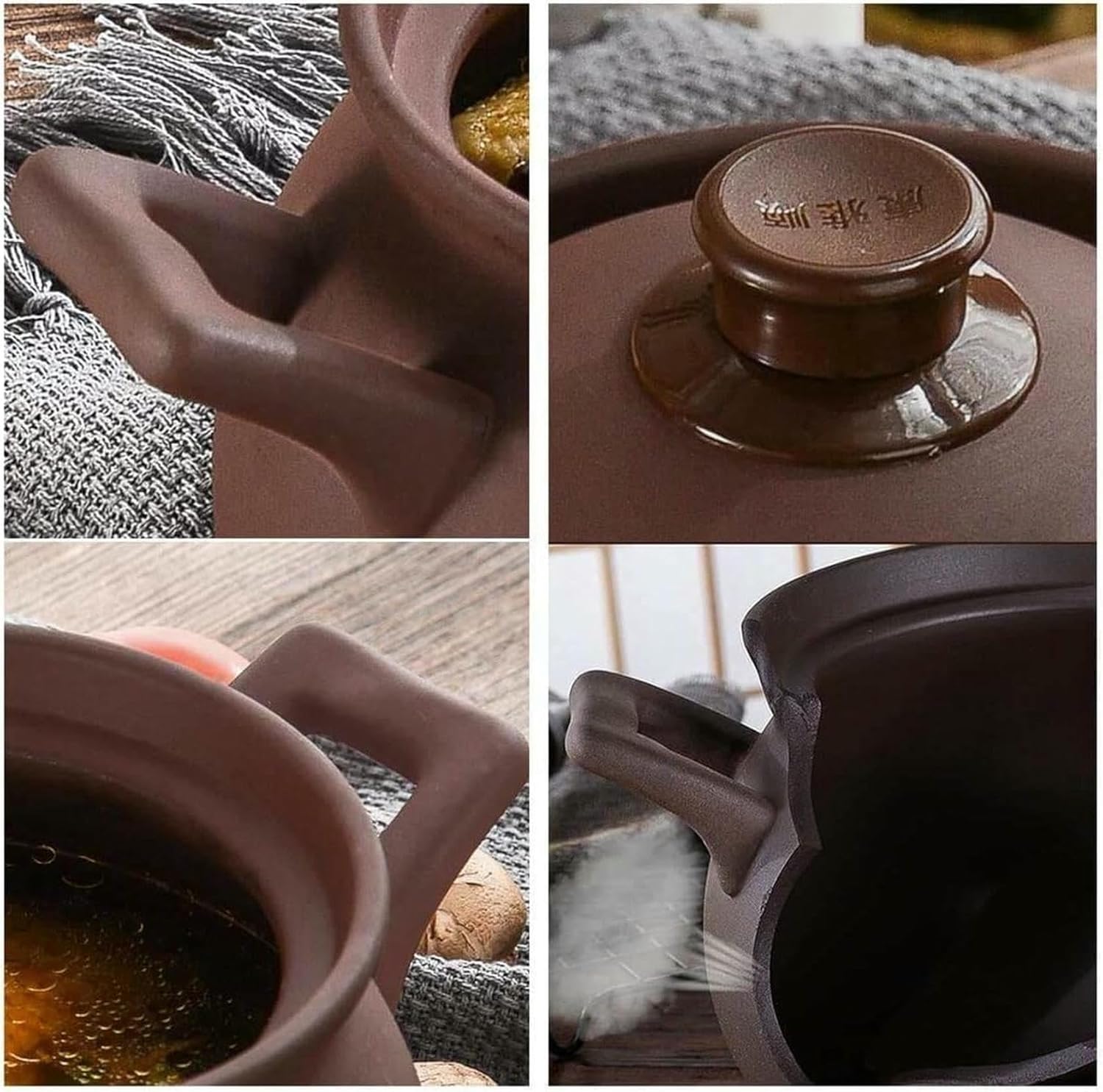 Ceramic Casserole clay pot for cooking pots claypot casserole dish dishes cazuelas de barro ceramic cookware japanese stew oven bakeware stoneware - Image 6