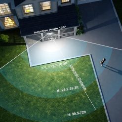 Alternative view of 75W Motion Sensor Security Lights with Remote Control,3 Heads Motion Detection Outdoor Lights 6500K IP65,7500LM Flood Lights Dusk to Dawn Motion Sensor Lights for Yard Garage Porch Wall 2PCS