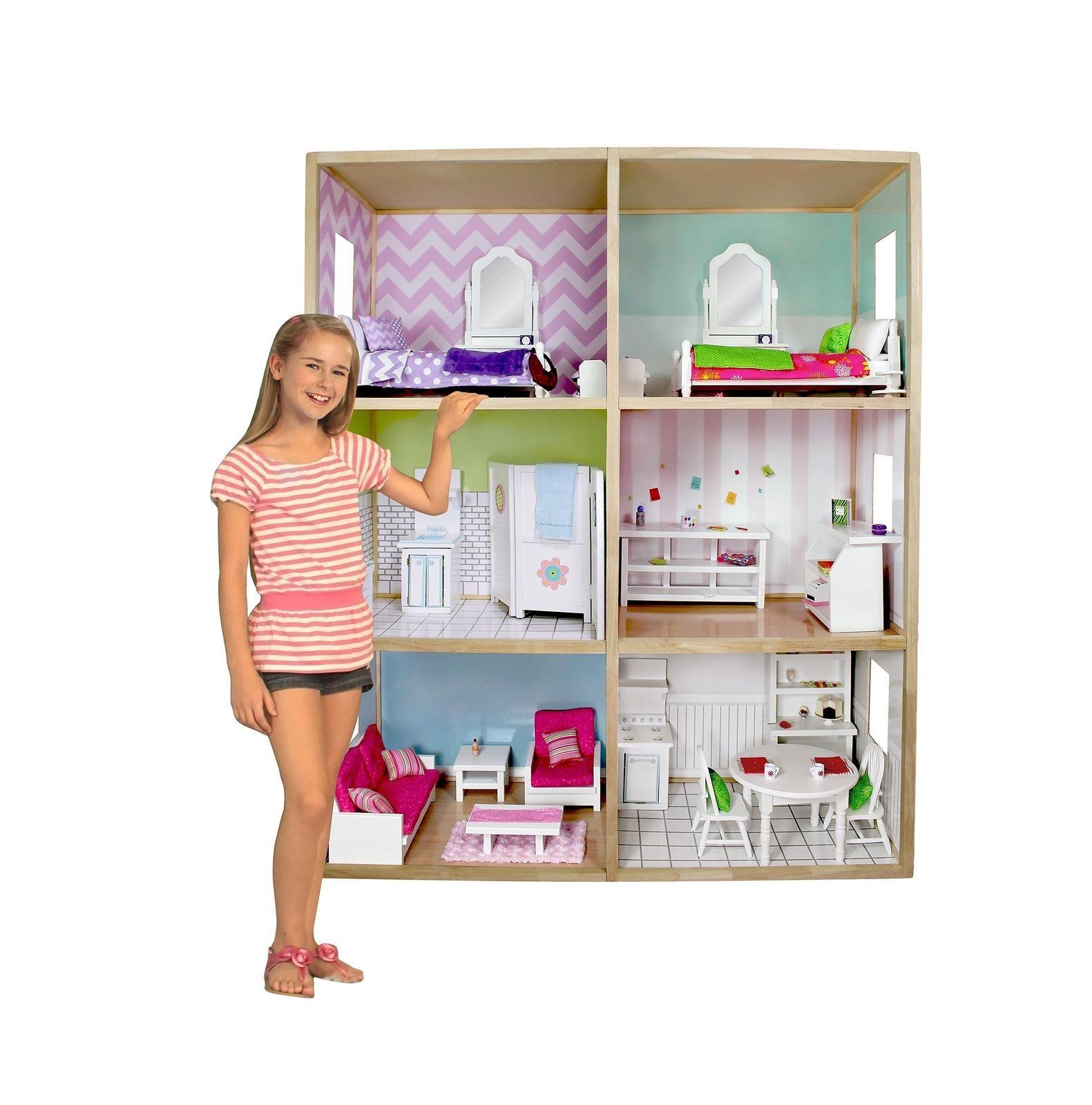 My Girl&s Dollhouse for 18& Dolls, Modern Style - Image 4
