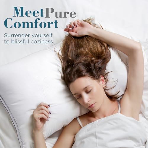 viewstar Bed Pillows King Size Set of 2, Hotel Quality, Down Alternative Big Pillow for Back, Stomach or Side Sleepers, Firm - Image 35