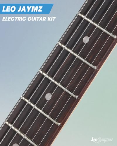 Leo Jaymz 39 Full Size ST Style Electric Guitar Starter Kit with SSH Pickup, 5W Portable Amp, Tuner, Gig Bag, Strap & Accessories (Violet Ocean) - Image 91