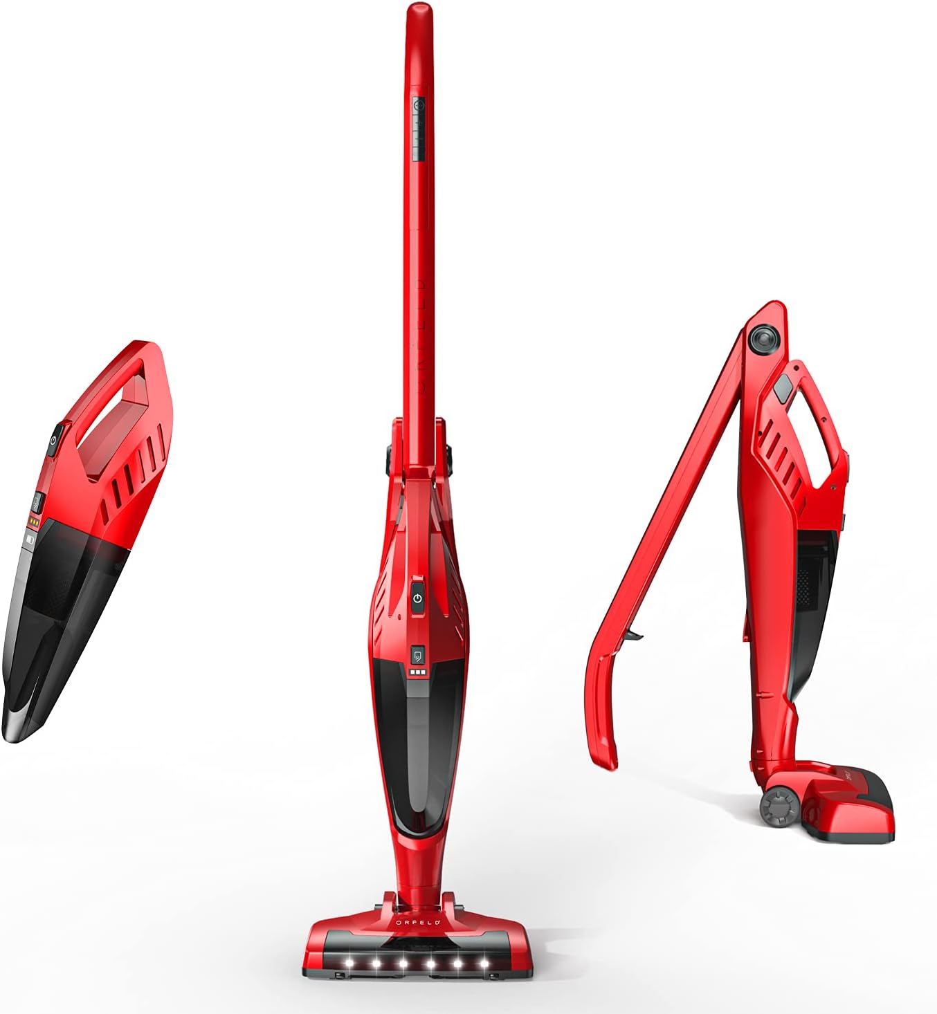 Cordless Vacuum, ORFELD Stick Vacuum Cleaner 4 in 1 Lightweight, Upright Vacuum Cleaner, Up to 40 Mins Runtime, Excellent for Hardwood Floor Carpet Pet Hair Car - Image 2