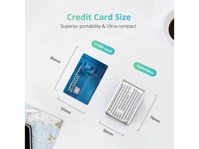 Zendure Supermini 10,000mAh USB-C PD Portable Charger – Silver - Image 10