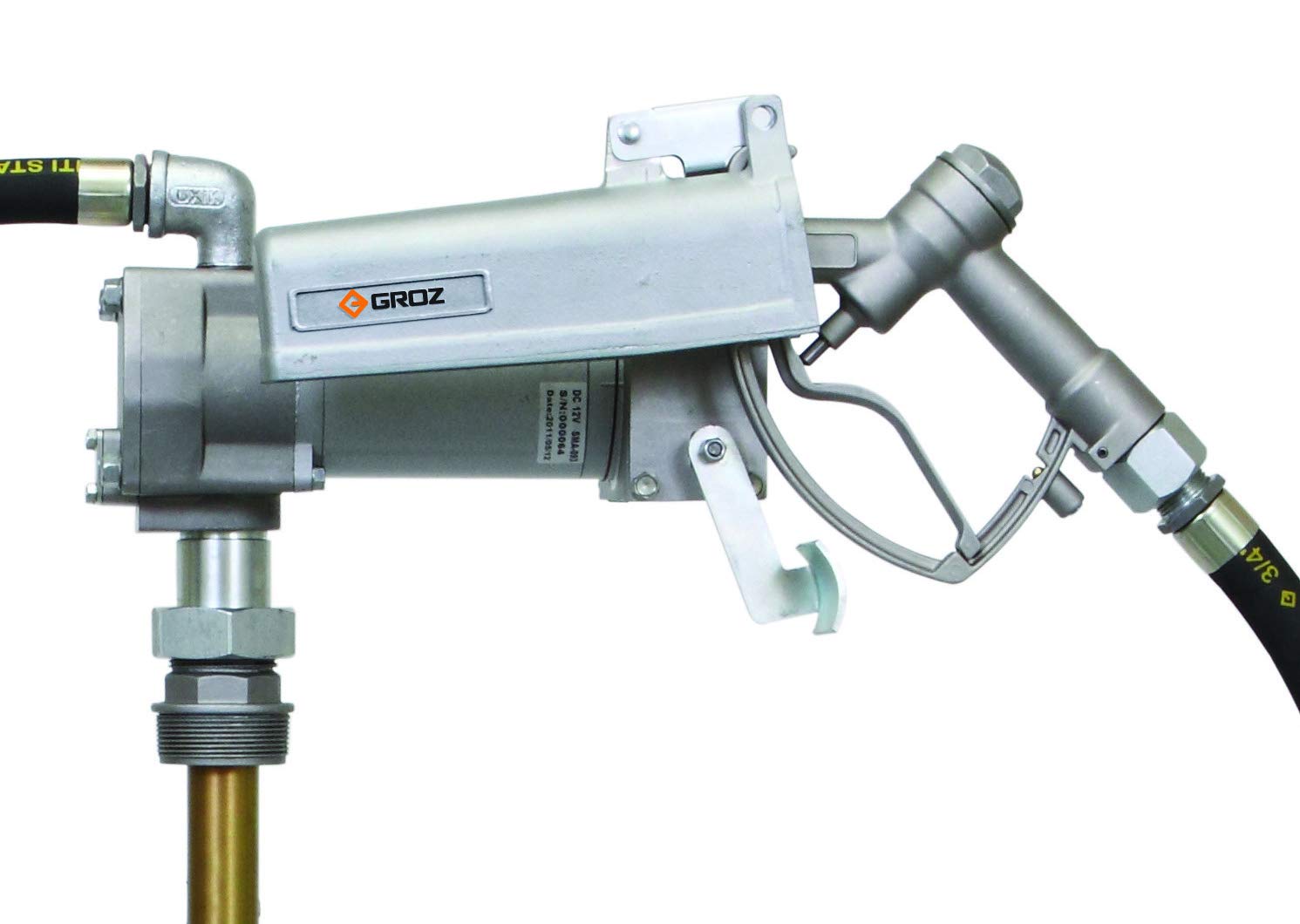 Groz 44040 12V Electric Fuel Pump, Explosion Proof, 15 GPM - Image 2