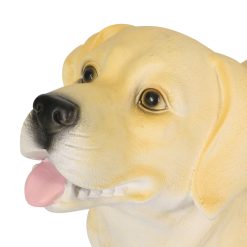Alternative view of Hargis Outdoor Labrador Dog Garden Bench, Light Brown