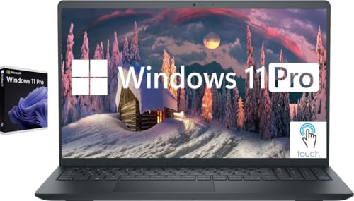 Dell Inspiron Touchscreen Laptop, 15.6 Business & Student Laptop Computer, Windows 11 Pro Laptop 32GB RAM 1TB SSD, Intel i5-1155G7 Processor, Full HD IPS Display, Numeric Keypad, HDMI, Carbon Black - Image 2
