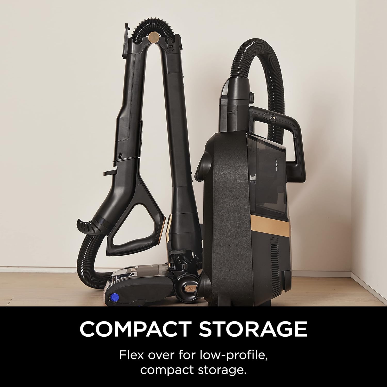 Shark CZ2001 Canister Vacuum Vertex Bagless Corded with Self-Cleaning Brushroll & DuoClean PowerFins, Black/Copper, Placeholder - Image 8