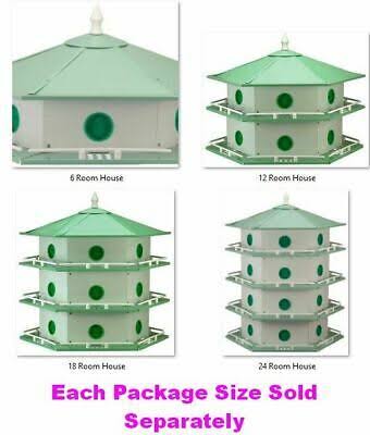 Heath 18 Room Aluminum Purple Martin House (Model AH-18D) - Image 3
