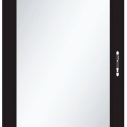 Larson Signature Classic 36-in x 81-in Black Full-view Aluminum Storm Door | 14904052