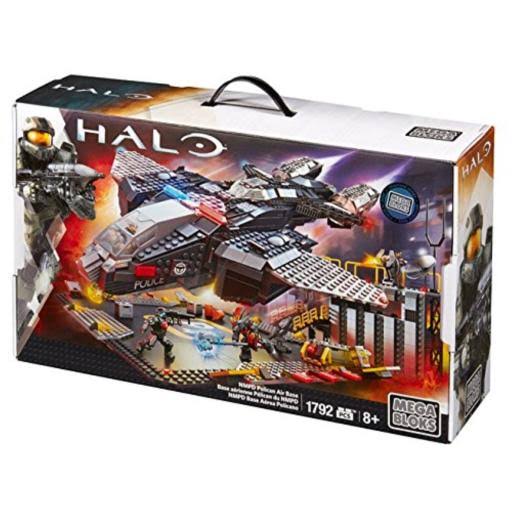 Mega Bloks Halo NMPD Pelican Air Base 1792-Piece Building Set - Image 2