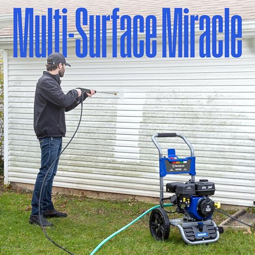 Westinghouse WPX3400 Gas Pressure Washer, 3400 PSI and 2.6 Max GPM, Onboard Soap Tank, Spray Gun and Wand, 5 Nozzle Set, for Cars/Fences/Driveways/Homes/Patios/Furniture - Image 14