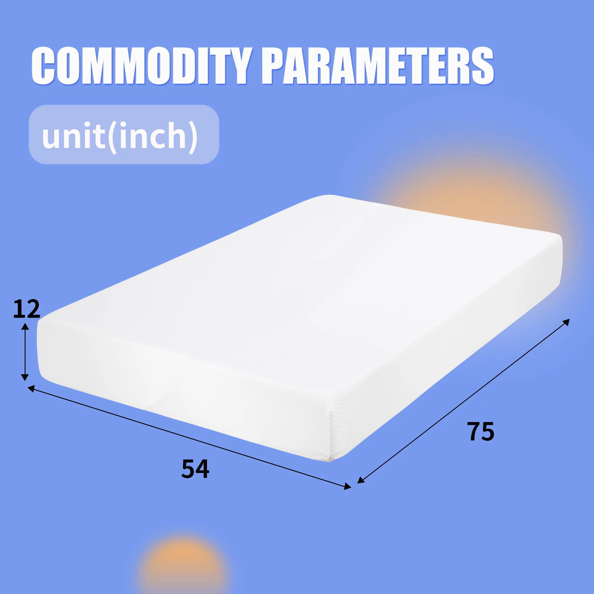 12 Inches Cooling-Gel Memory Foam Mattress Medium Firm Feel Memory Foam Mattress Bed in a Box CertiPUR-US Certified, Full - Image 2